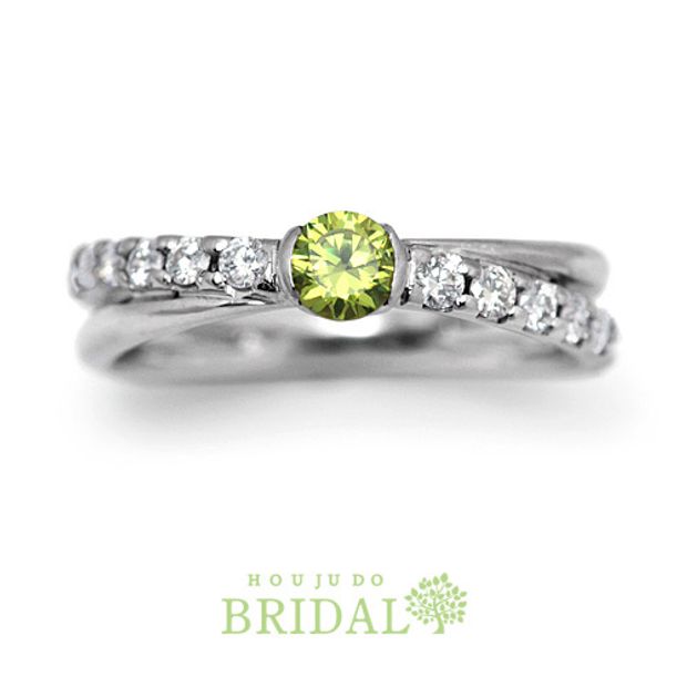 【宝寿堂(ほうじゅどう)】【宝寿堂】美しいデマントイドガーネットで、他にはない個性を演出《XA15836DG》