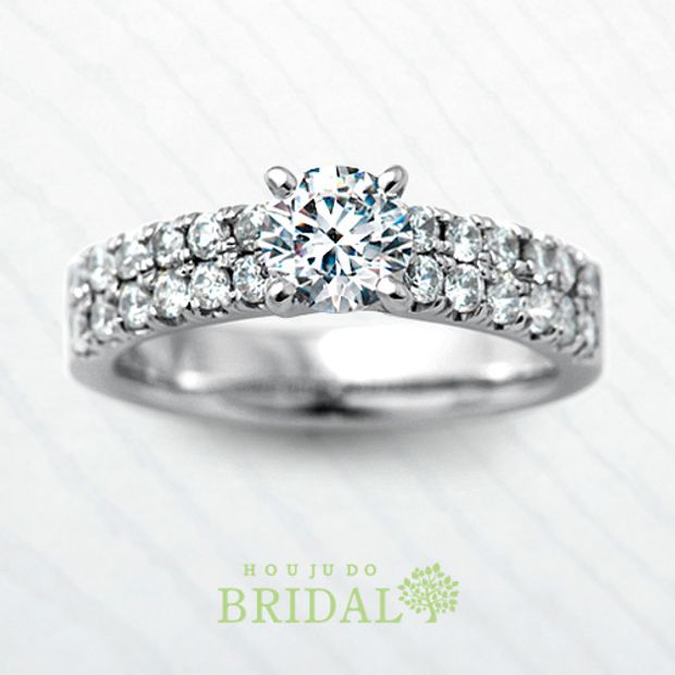 【宝寿堂(ほうじゅどう)】【宝寿堂】二重に並ぶメレが圧巻の豪華さ《HD2428》