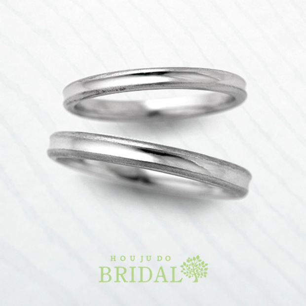 【宝寿堂(ほうじゅどう)】【宝寿堂】シンプルな細身ストレートリング《HM2640l/HM2640s》
