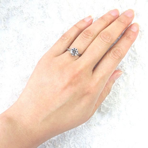 【宝寿堂(ほうじゅどう)】【宝寿堂】1.5ctダイヤモンドの圧倒的な存在感にうっとり《HE2282》