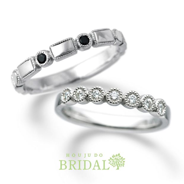 【宝寿堂(ほうじゅどう)】☆新作☆【宝寿堂】クラシックなミル打ちが美しい個性的なデザイン《HD2891/HD2357L-B》