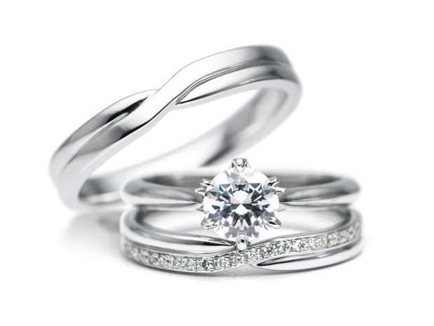 【宝寿堂(ほうじゅどう)】【宝寿堂】スタイリッシュでエレガントな結婚指輪（マリッジリング） ｜ HM2833L / HD2833S