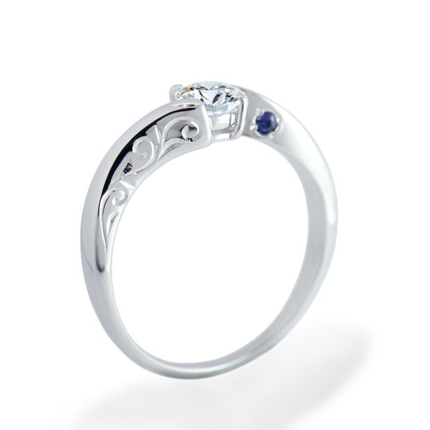 【MIORING(ミオリング)】MIORING 情熱と冷静 どんなときも離れない想いを刻んだ婚約指輪 連理-れんり-