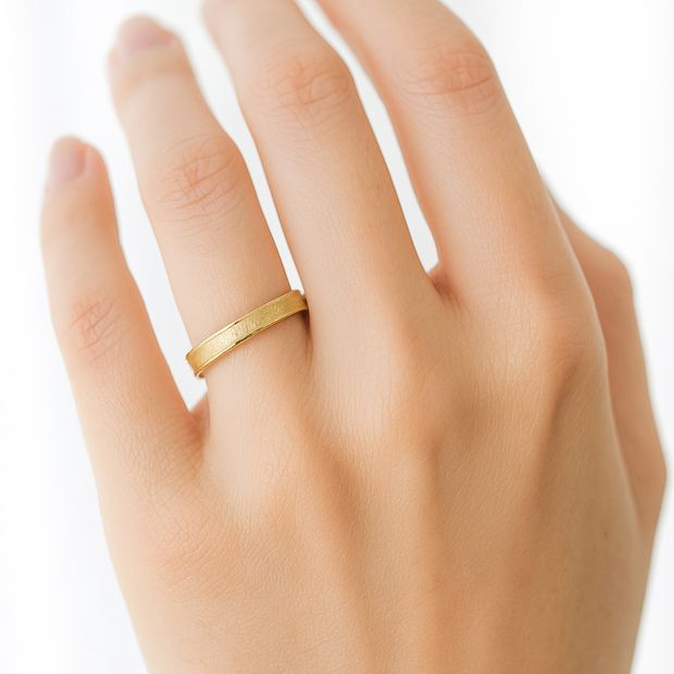 【MIORING(ミオリング)】MIORING 和紙の風合いを繊細にまとう結婚指輪 明燈-あけび-