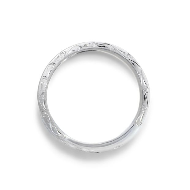 【MIORING(ミオリング)】MIORING 匠花Ⅰ 桜 -しょうかいち さくら- 和彫りと透かし＆和紙が祝福する結婚指輪