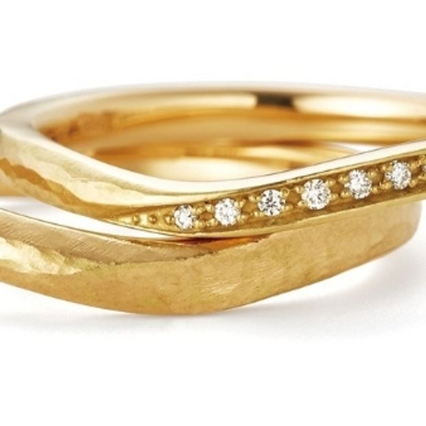 【garden(ガーデン)】カンパネラ ～オリジナルの細かいハンマー仕上げでアンティークな雰囲気の結婚指輪