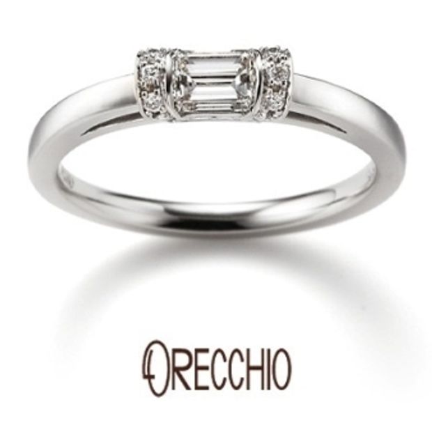 【garden(ガーデン)】スイートマジョラム～インビジブルセッティングと言う爪を使わない技法で作られた指輪