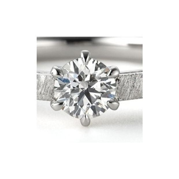 【garden(ガーデン)】アダージョ～オリジナルシルキー仕上げでマットでシンプルな婚約指輪