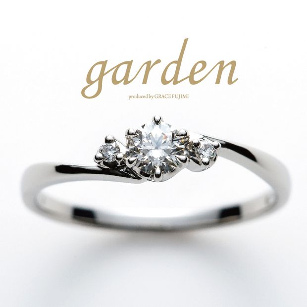 【garden(ガーデン)】即日納品可能のgardenオリジナルエンゲージリング&rdquo;little garden&rdquo;シリーズ。 