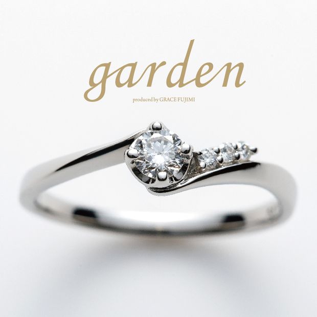 【garden(ガーデン)】即日納品可能のgardenオリジナルエンゲージリング&rdquo;little garden&rdquo;シリーズ。 