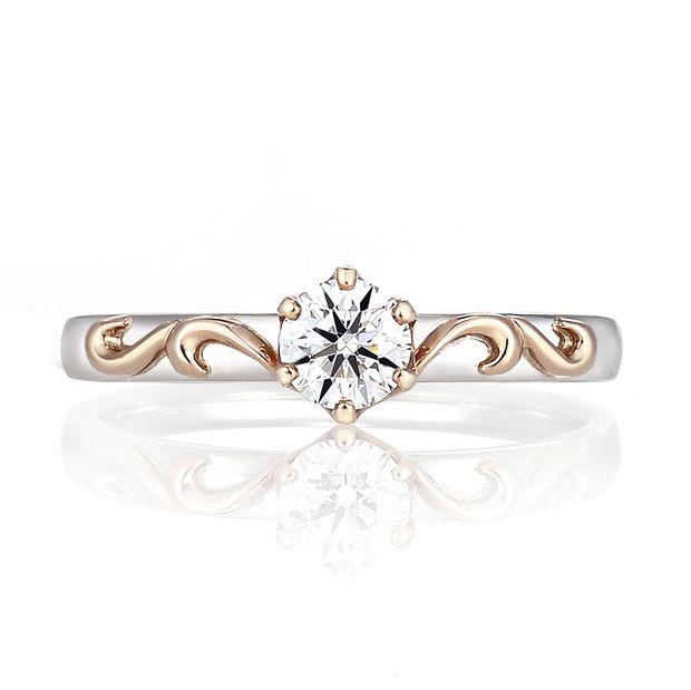 【Gran‐D(グランディー)】【シンプル】【個性的】【モチーフ物】《星の砂》VENUS★ヴィーナス★（愛の女神／金星）PT950/K18PG