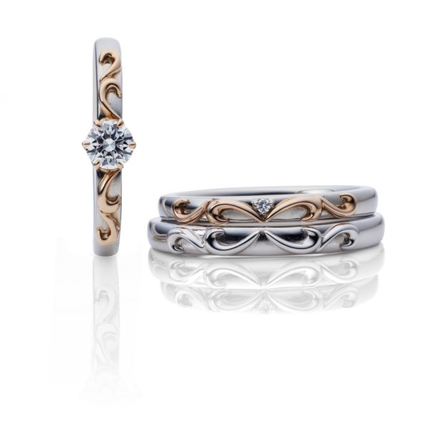 【Gran‐D(グランディー)】【シンプル】【個性的】【モチーフ物】《星の砂》VENUS★ヴィーナス★（愛の女神／金星）Pt950/K18PG