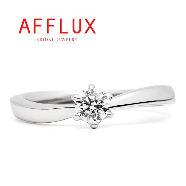 【Gran‐D(グランディー)】永久保証で生涯安心【スッキリ】【シンプル】sweet breeze〈スウィートブリーズ〉優しく巻き込むS字ウェーブが心地良い立爪タイプ