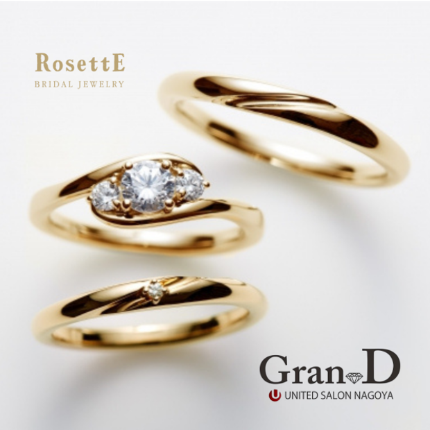 【Gran‐D(グランディー)】【シンプル】ぷっくりリング《RosettE》~目的地~