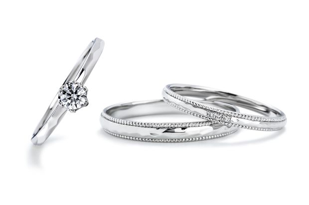 【Gran‐D(グランディー)】【カジュアル】【個性的】《いい夫婦》Marriage Ring No.2 [ひなた]