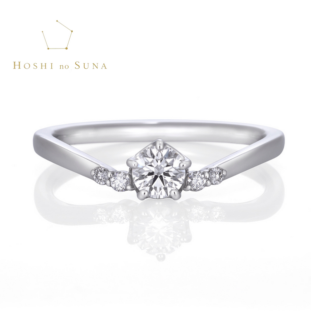 【Gran‐D(グランディー)】【指長】【シンプル】【上品】《星の砂ブライダル》CAPH★カーフ★（カシオペア座）