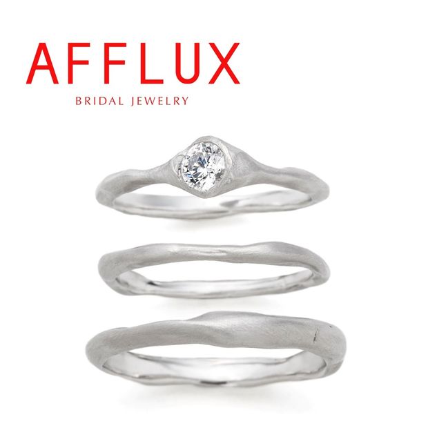 【Gran‐D(グランディー)】永久保証で生涯安心【個性的】【温かみ】【被りにくい】Que　Sera　Sera〈ケセラセラ〉職人が拘った引っ掛かりのない独特質感の婚約指輪