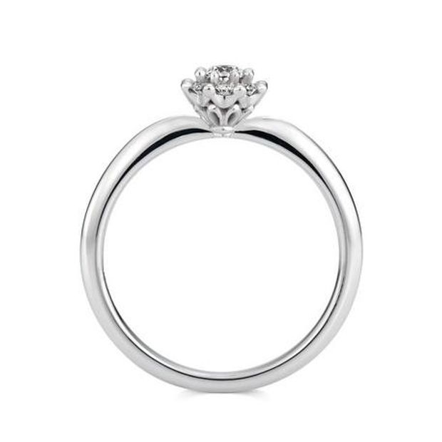 【hirai art gallery(ヒライアートギャラリー)】クラウンをデザインした、側面までも美しいリング 【ハピネスクラウン III】