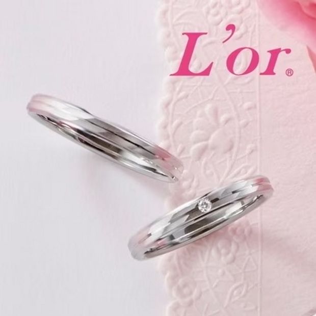 【hirai art gallery(ヒライアートギャラリー)】高純度プラチナ999を使用し大きめなダイヤモンドを１石セッティング【ロル】