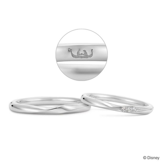 【hirai art gallery(ヒライアートギャラリー)】I See the Light 『塔の上のラプンツェル』 結婚指輪