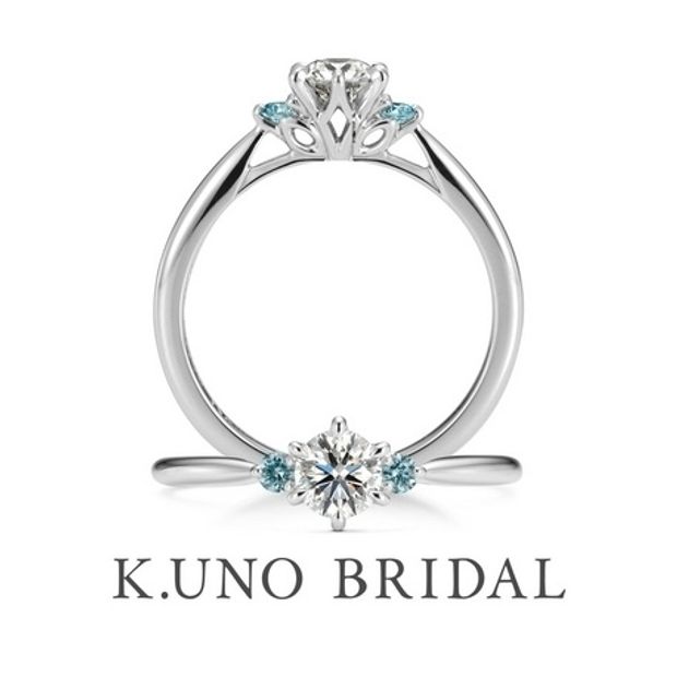 【hirai art gallery(ヒライアートギャラリー)】花嫁を祝福する&rdquo;サムシングブルー&rdquo;の青い輝き【ケイウノ ブループーロ】