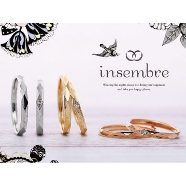 【hirai art gallery(ヒライアートギャラリー)】【低価格】カットを深く入れ、立体感を出したデザイン【インセンブレ INS05】