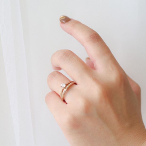 【JEWELRY STUDIO Advance(ジュエリースタジオアドバンス)】【Advance】Bonheur(ボヌール)  [ブラウンゴールド] 