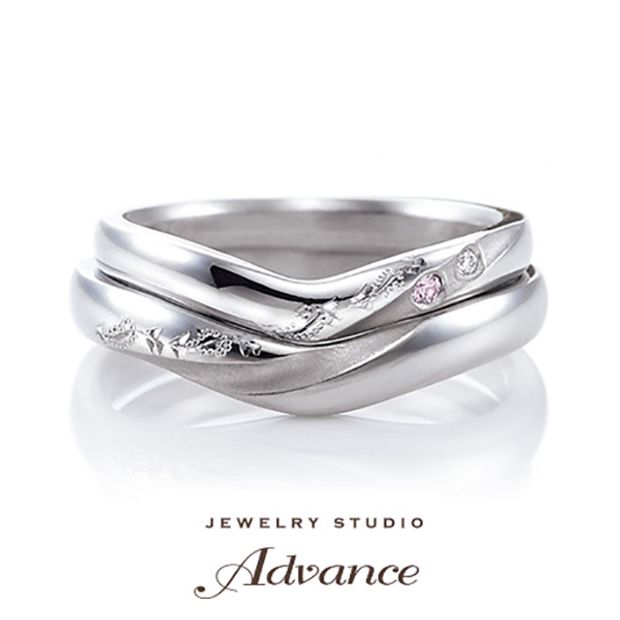 【JEWELRY STUDIO Advance(ジュエリースタジオアドバンス)】【Advance】Lupine（ルピナス)『彫模様に想いを込めて』