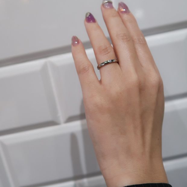 【JEWELRY STUDIO Advance(ジュエリースタジオアドバンス)】【Advance】e'cru(エクリュ)　グレーゴールド