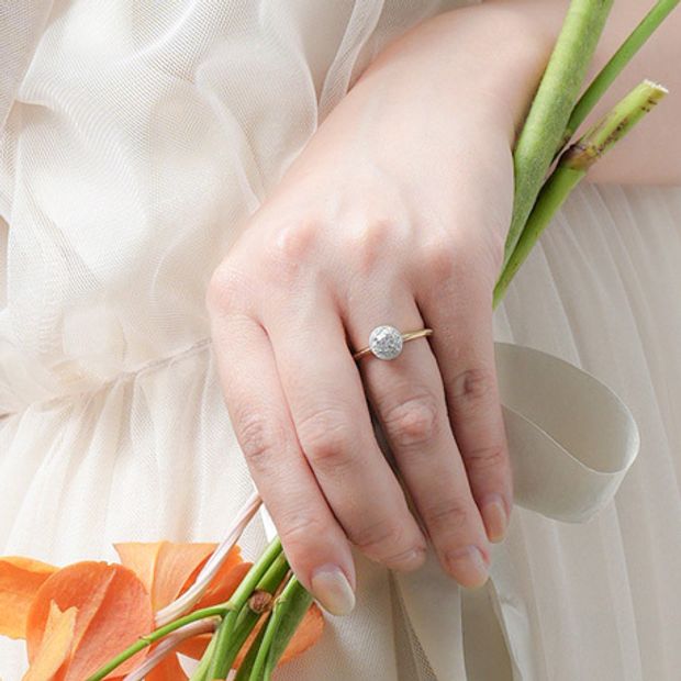 【JEWELRY STUDIO Advance(ジュエリースタジオアドバンス)】【Advance】Parfait (パルフェ)『ミルが印象的な華やかなリング』