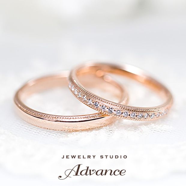 【JEWELRY STUDIO Advance(ジュエリースタジオアドバンス)】【Advance】Lace(レース)『クラシカルな雰囲気のリング』