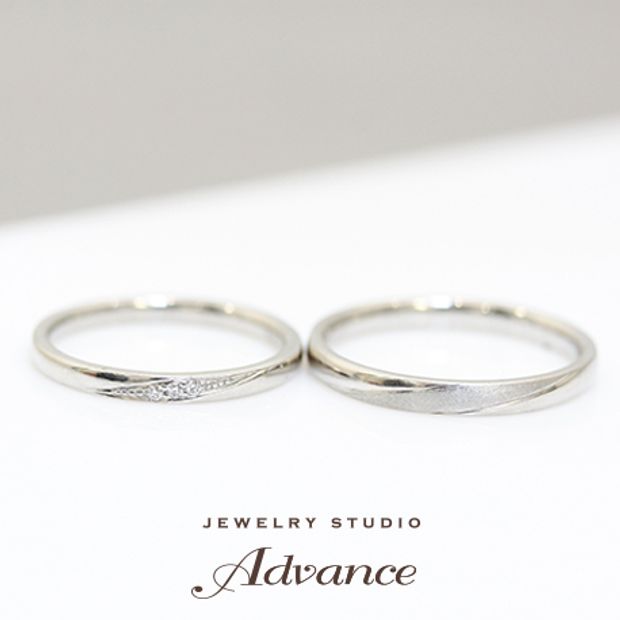 【JEWELRY STUDIO Advance(ジュエリースタジオアドバンス)】【ふたりで手作りする結婚指輪】（岡山店・広島店）