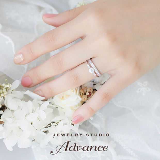 【JEWELRY STUDIO Advance(ジュエリースタジオアドバンス)】【Advance】Lace(レース)『クラシカルな雰囲気のリング』