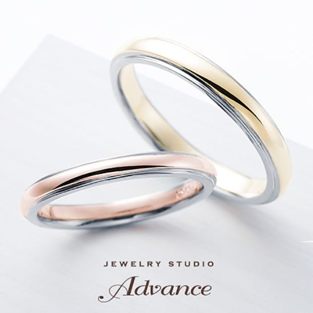 【JEWELRY STUDIO Advance(ジュエリースタジオアドバンス)】【Advance】Raffine(ラフィネ)『上品なコンビネーションリング』