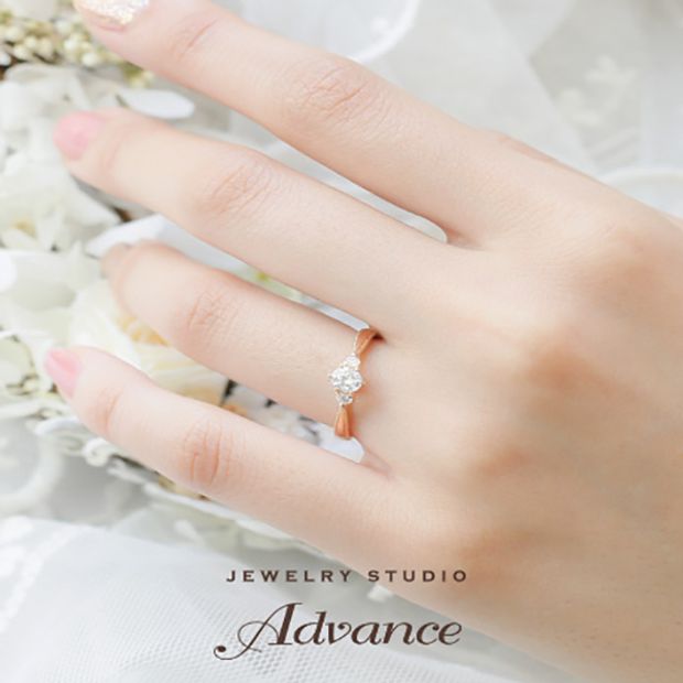 【JEWELRY STUDIO Advance(ジュエリースタジオアドバンス)】【Advance】 Bell(ベル)『輝きを集めたリング』