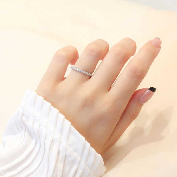 【JEWELRY STUDIO Advance(ジュエリースタジオアドバンス)】【Advance】ハーフエタニティ『永遠の愛の象徴』