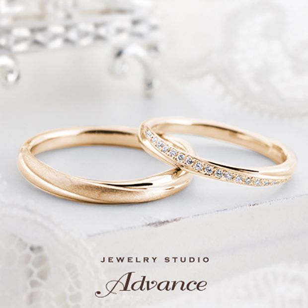 【JEWELRY STUDIO Advance(ジュエリースタジオアドバンス)】【Advance】Arch(アーチ)『華奢さと華やかさを兼ね備えたリング』