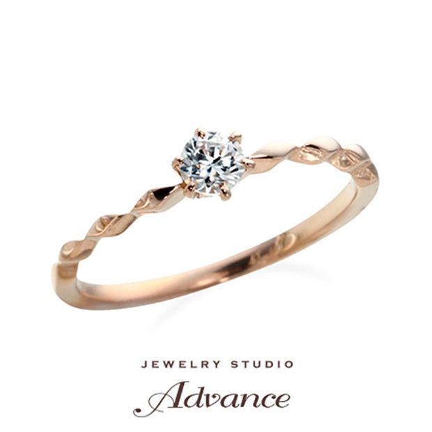 【JEWELRY STUDIO Advance(ジュエリースタジオアドバンス)】【Advance】Ma Cherie（マシェリ）『可愛らしいプチエンゲージ』