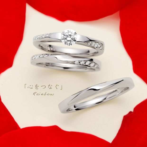 【LOVEST(ラヴェスト)】[ Rainbow ] レインボウ　　ゆびわ言葉 (心をつなぐ)