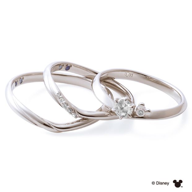 【LOVEST(ラヴェスト)】V字・左ダイヤ