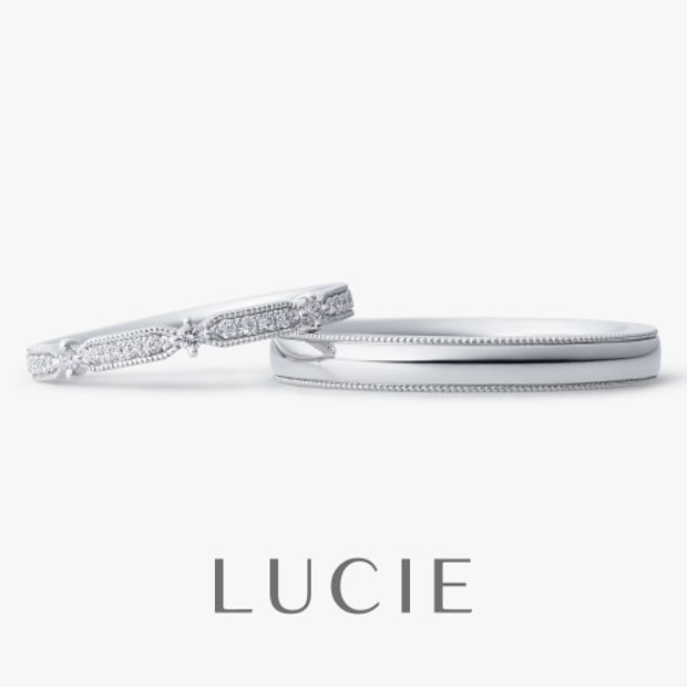 【LOVEST(ラヴェスト)】［Clocher］クロシェ / メレありハーフエタニティ (薔薇の鐘楼)