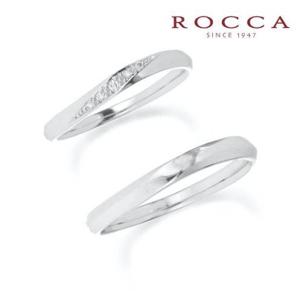 【ROCCA(ロッカ)】【ROCCA】シンプルで仕事中も着けやすいマリッジリング HO-4D/4L