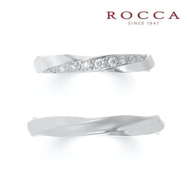 【ROCCA(ロッカ)】【ROCCA】シンプルで仕事中も着けやすいマリッジリング FR-1D/1L