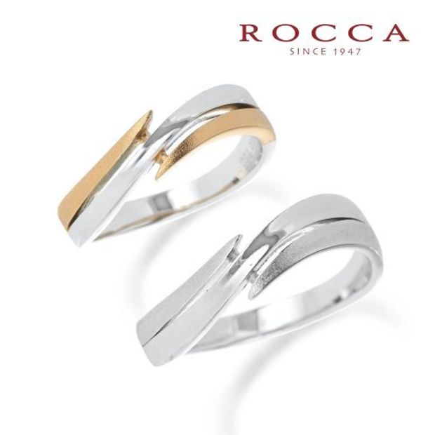 【ROCCA(ロッカ)】【ROCCA】流れるようなライン！スタイリッシュなマリッジリング FR-4S/4L