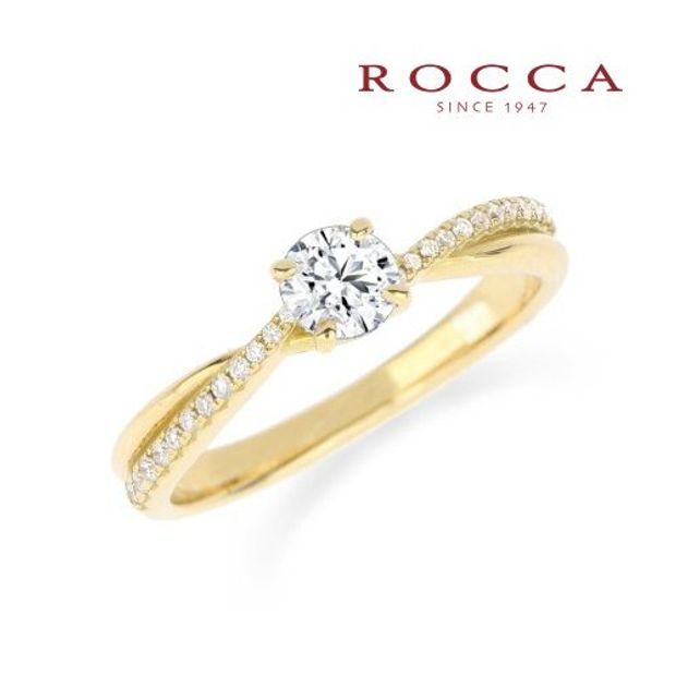 【ROCCA(ロッカ)】【ROCCA】シンプルだけどダイヤモンドを！人気のエンゲージリング R47
