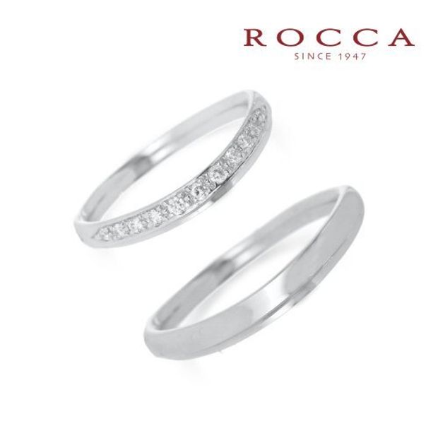 【ROCCA(ロッカ)】【ROCCA】シンプルで仕事中も着けやすいマリッジリング KMR-A2D/2L