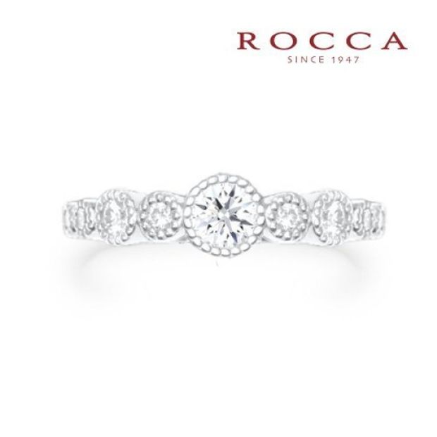 【ROCCA(ロッカ)】【ROCCA】フクリン留めで引っかかりにくい！普段使いしやすいエンゲージリング OEM7