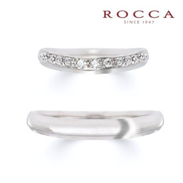 【ROCCA(ロッカ)】【ROCCA】シンプルで仕事中も着けやすいマリッジリング KMR-A2D/2L