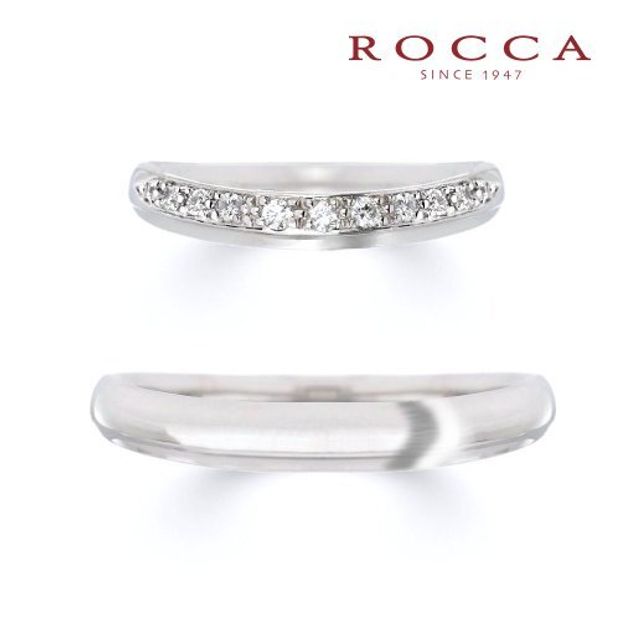 【ROCCA(ロッカ)】【ROCCA】シンプルで仕事中も着けやすいマリッジリング KMR-A2D/2L
