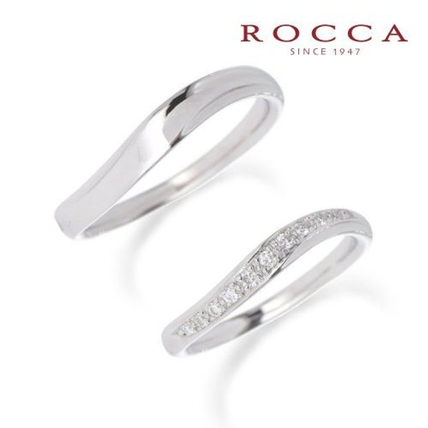 【ROCCA(ロッカ)】【ROCCA】シンプルで仕事中も着けやすいマリッジリング KMR-A4D/4L
